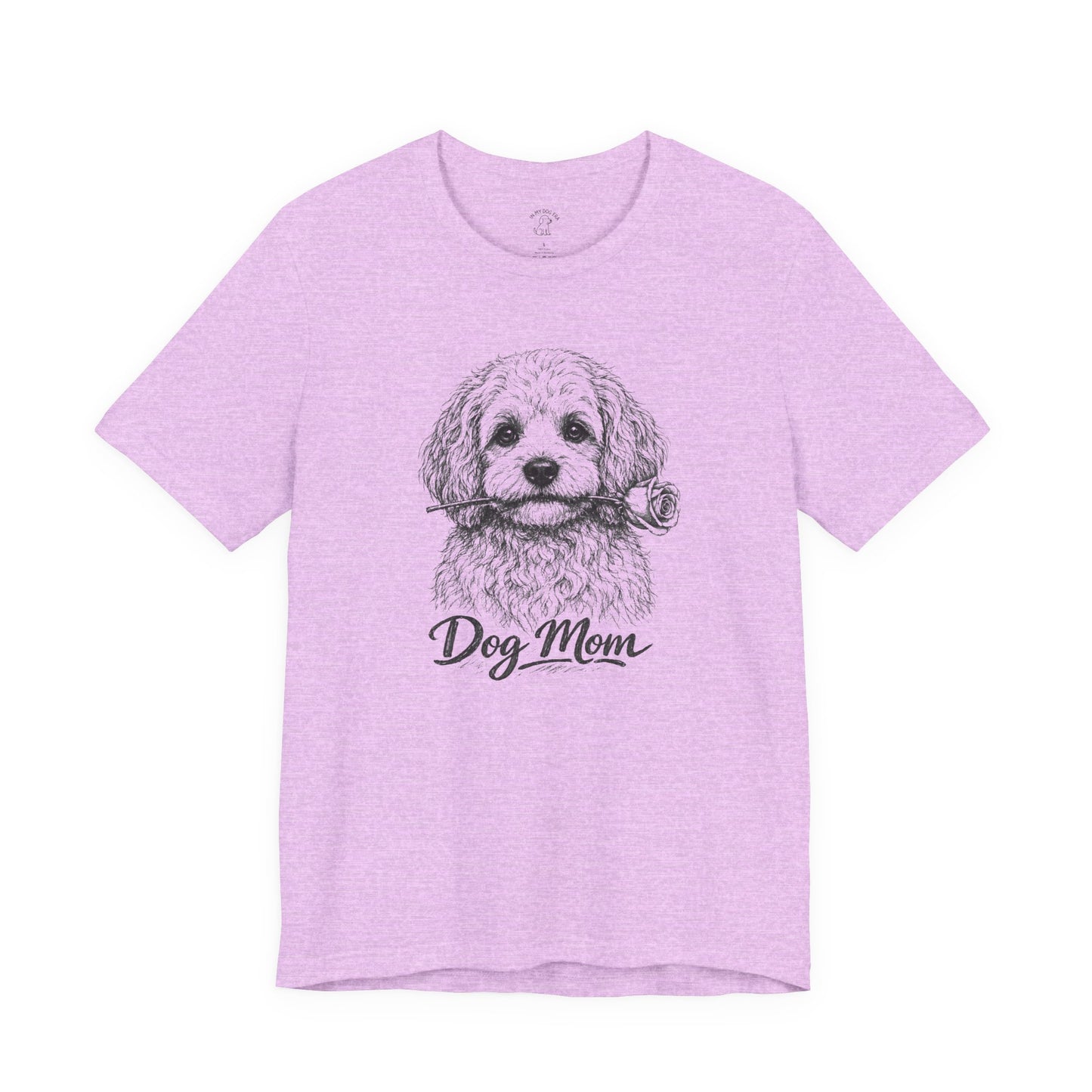 Cavapoo Dog Mom T-Shirt (Rose Collection)