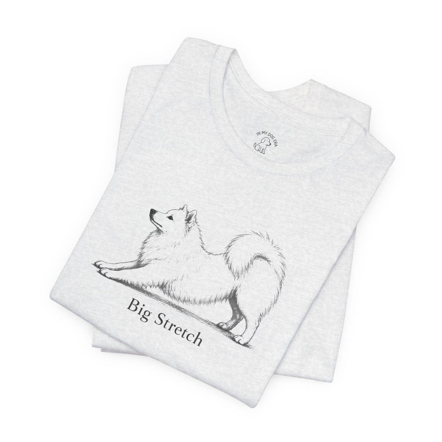 Big Stretch American Eskimo Dog T-Shirt