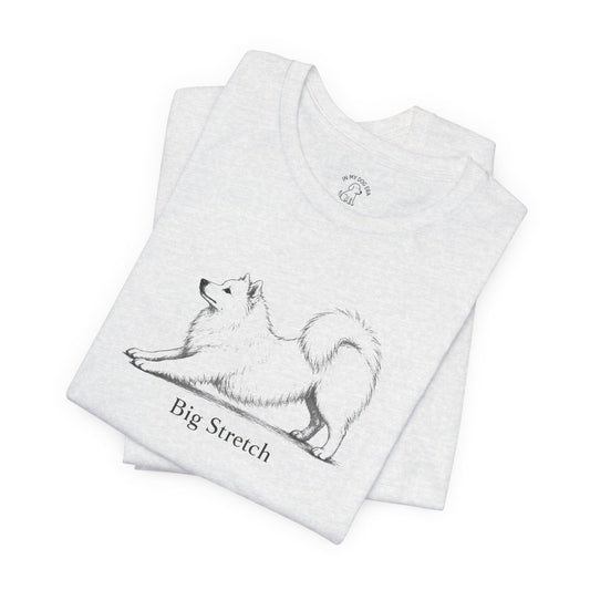 Big Stretch American Eskimo Dog T-Shirt