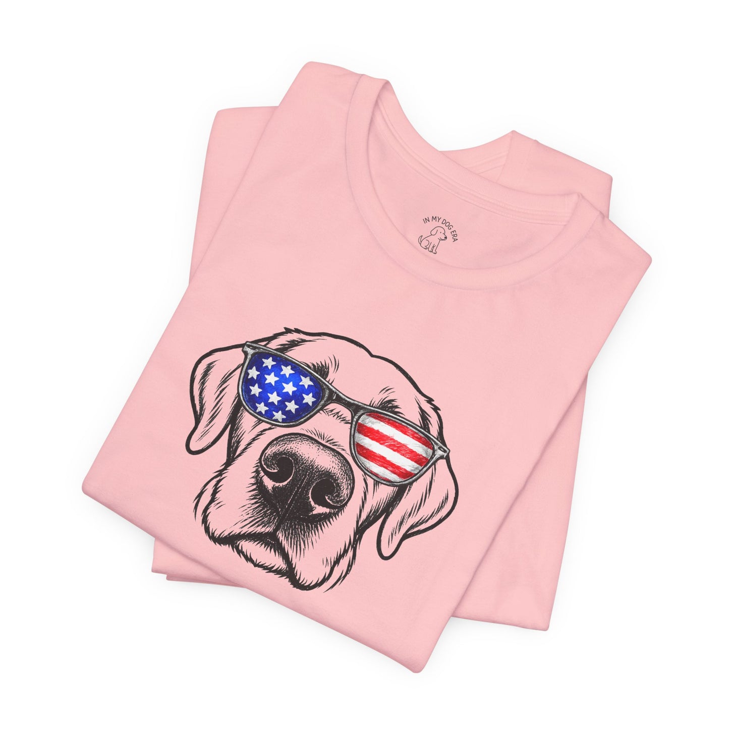 Red, White & BOOP Chocolate Labrador Retriever T-Shirt