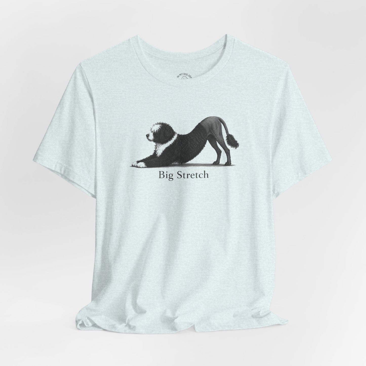 Big Stretch Portuguese Water Dog T-Shirt (Lion Cut)