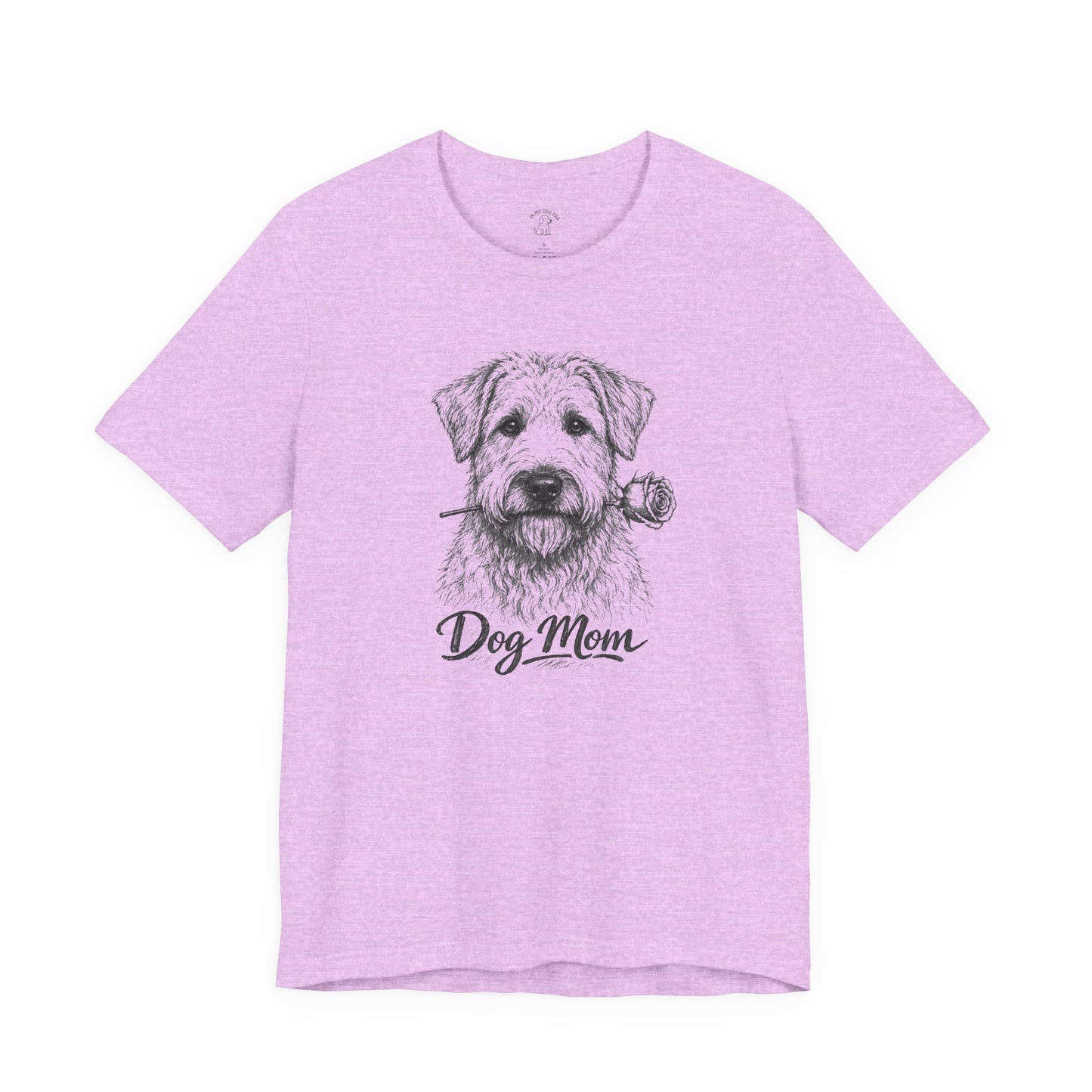 Wheaten Terrier Dog Mom T-Shirt (Rose Collection)