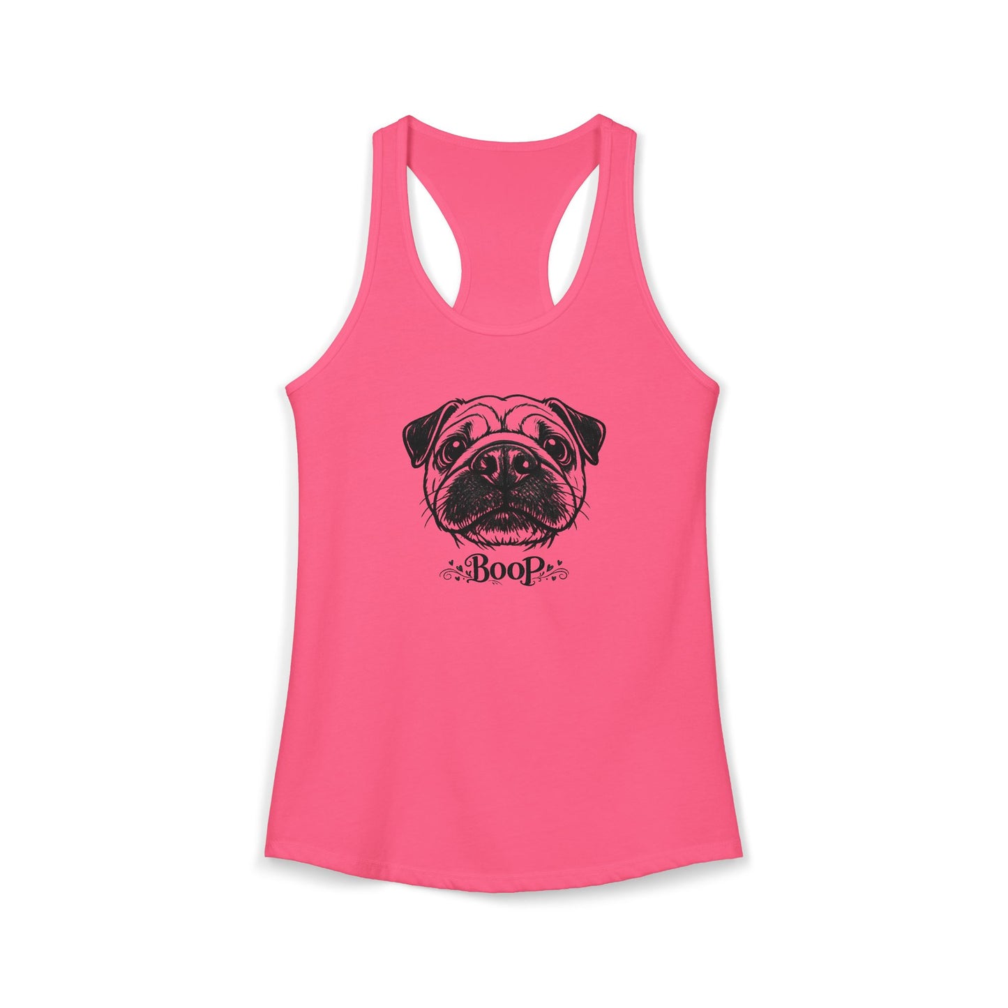 BOOP Pug - Women's Racerback Tanktop