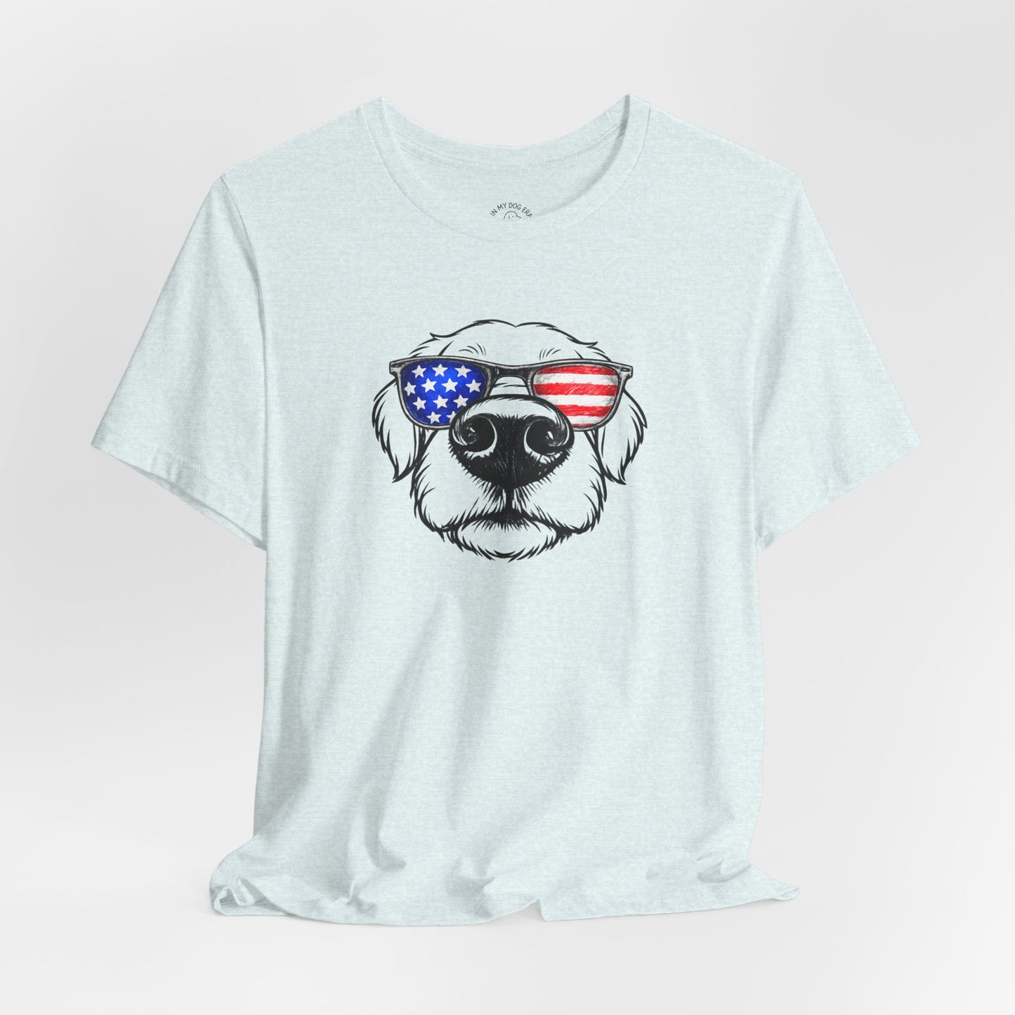 Red, White & BOOP Golden Retriever T-Shirt