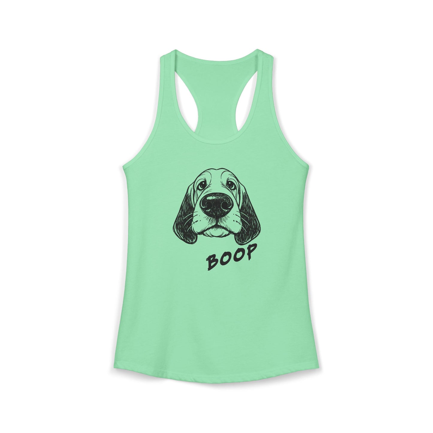 BOOP Classic - Basset Hound - Women's Racerback Tanktop