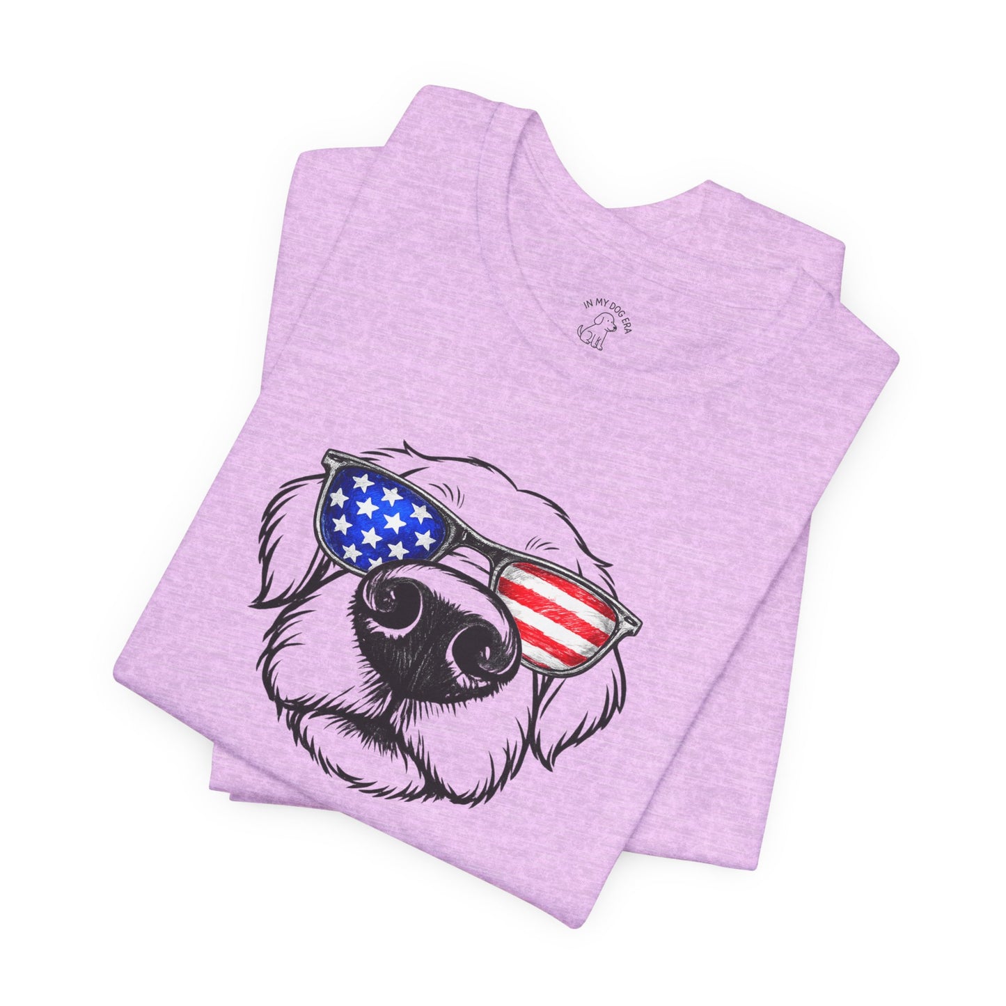 Red, White & BOOP Golden Retriever T-Shirt