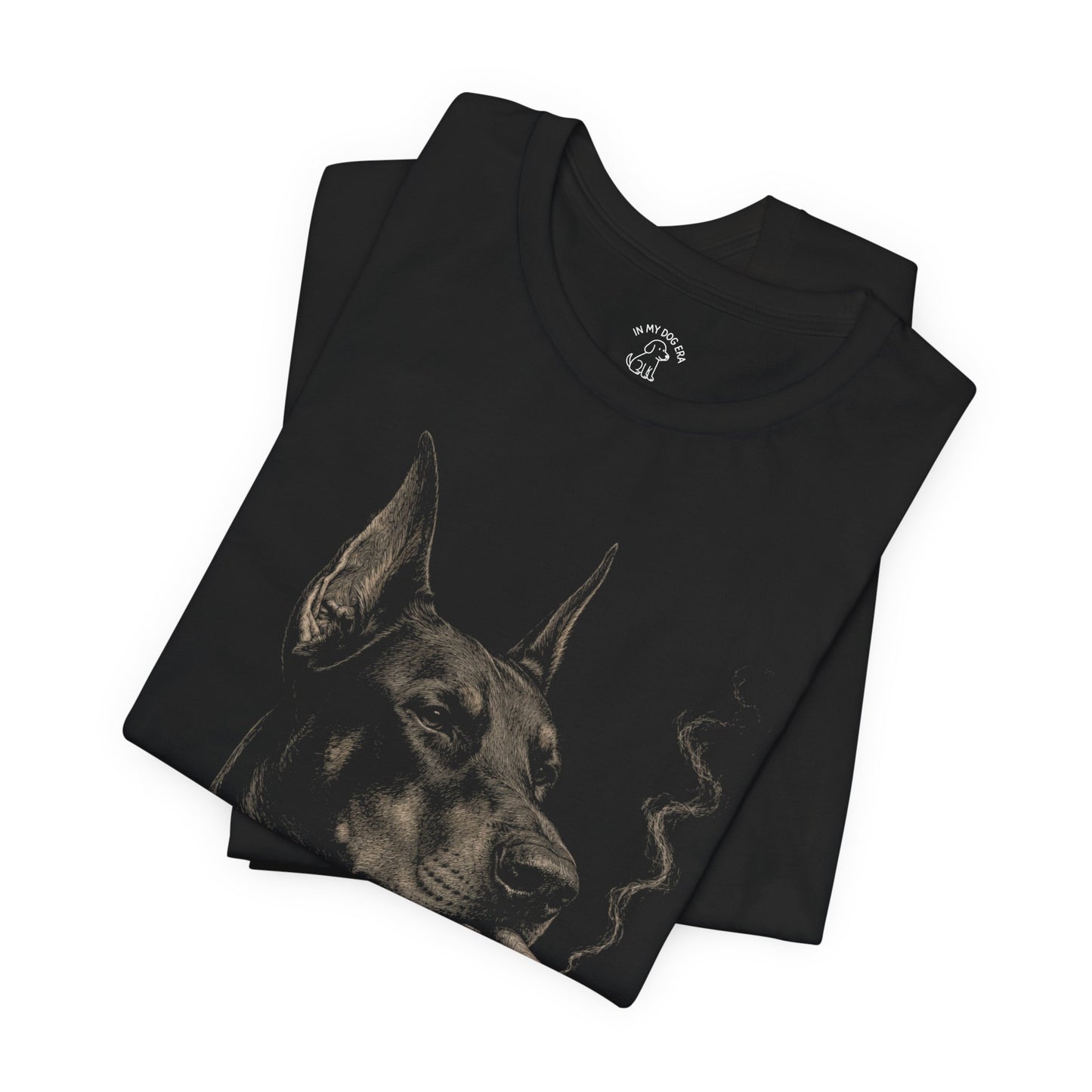 The Gentleman Doberman T-Shirt (Cropped Ears)
