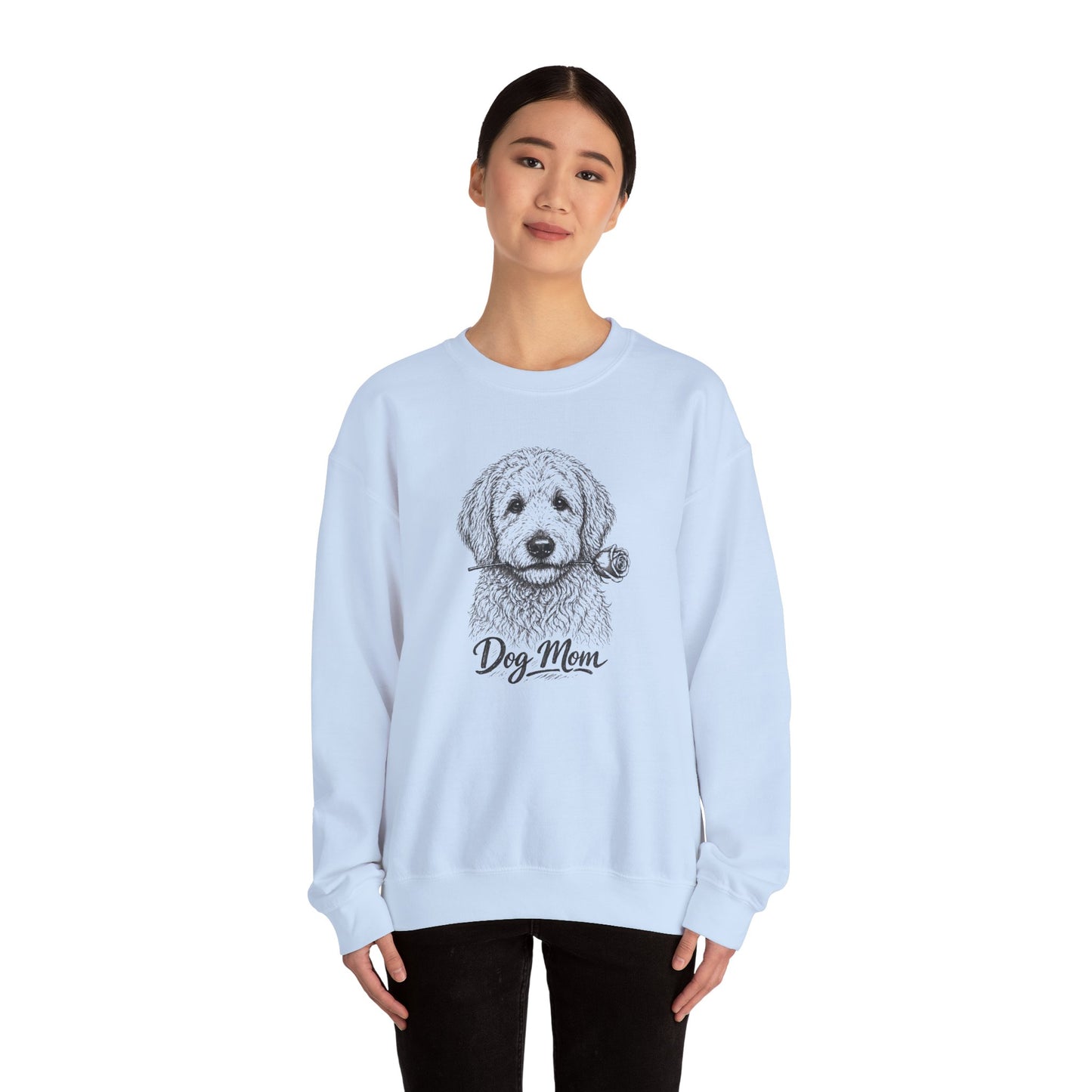 Goldendoodle Dog Mom Sweatshirt (Rose Collection)