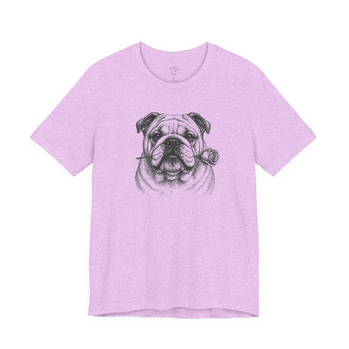 English Bulldog Rose Collection T-Shirt