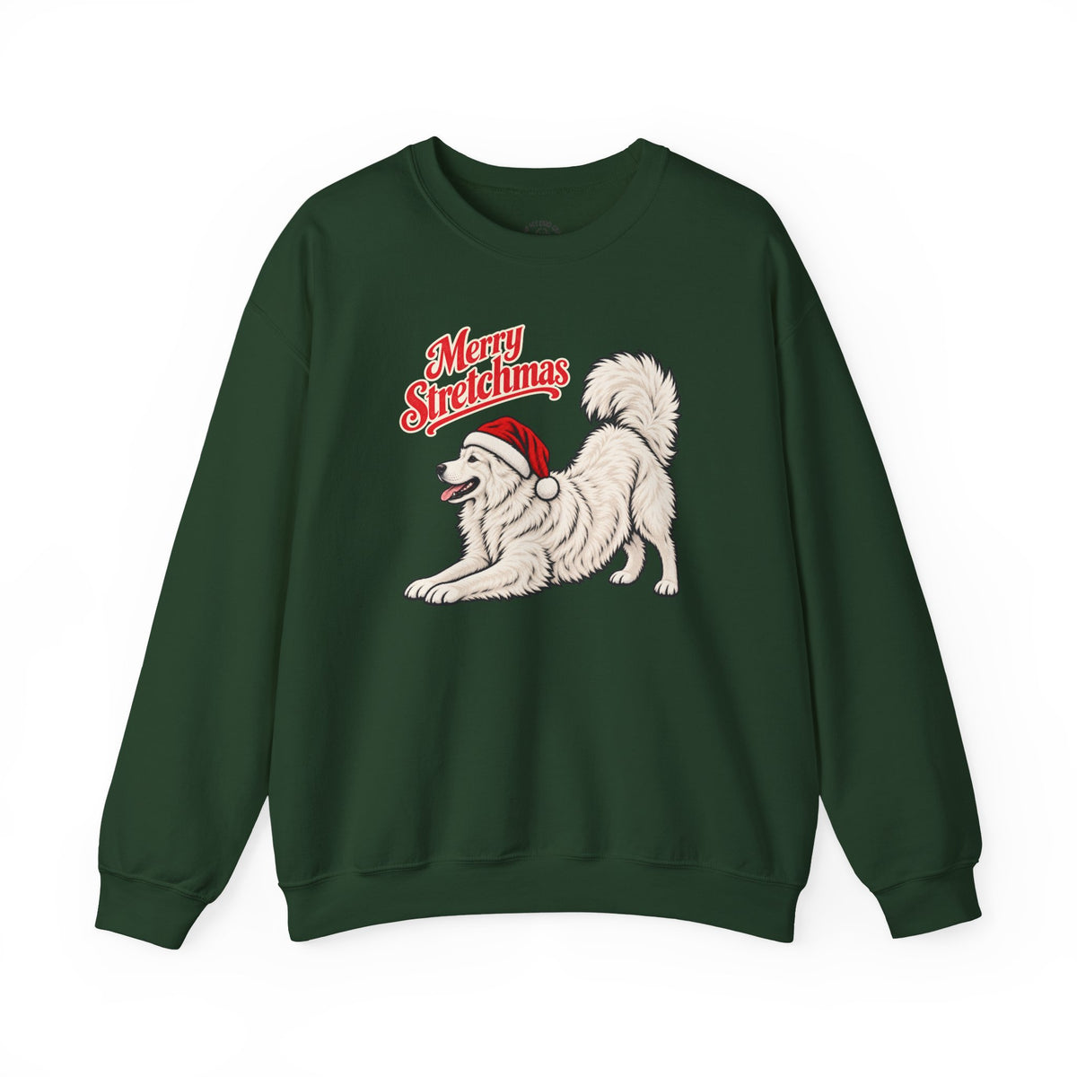 Samoyed Christmas Sweatshirt | Merry Stretchmas