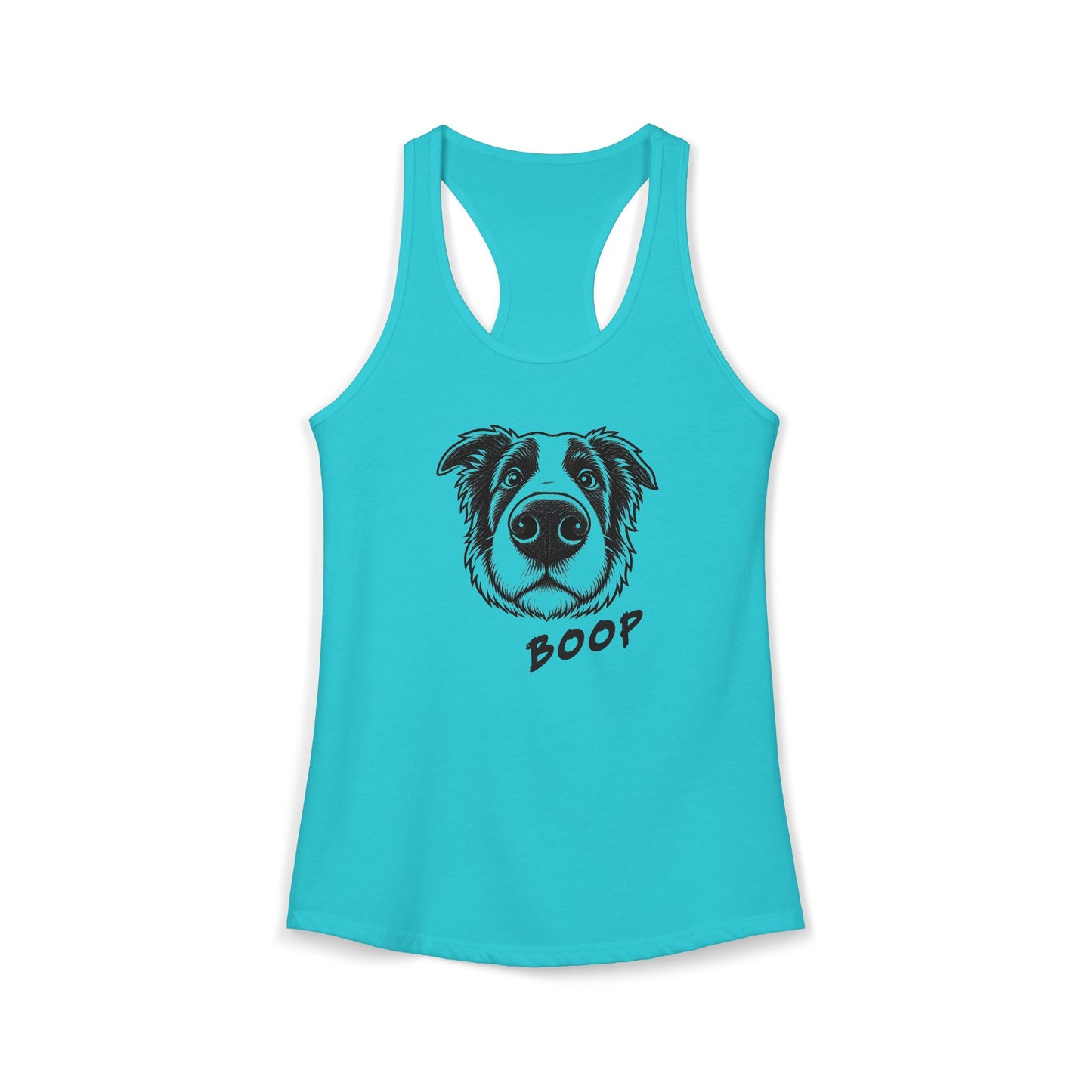 BOOP Classic - Border Collie - Women's Racerback Tanktop