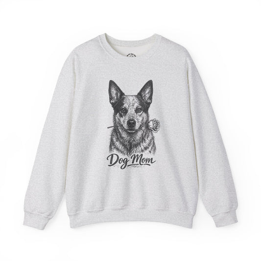 Australian Cattle Dog Heeler Dog Mom Sweatshirt (Rose Collection)