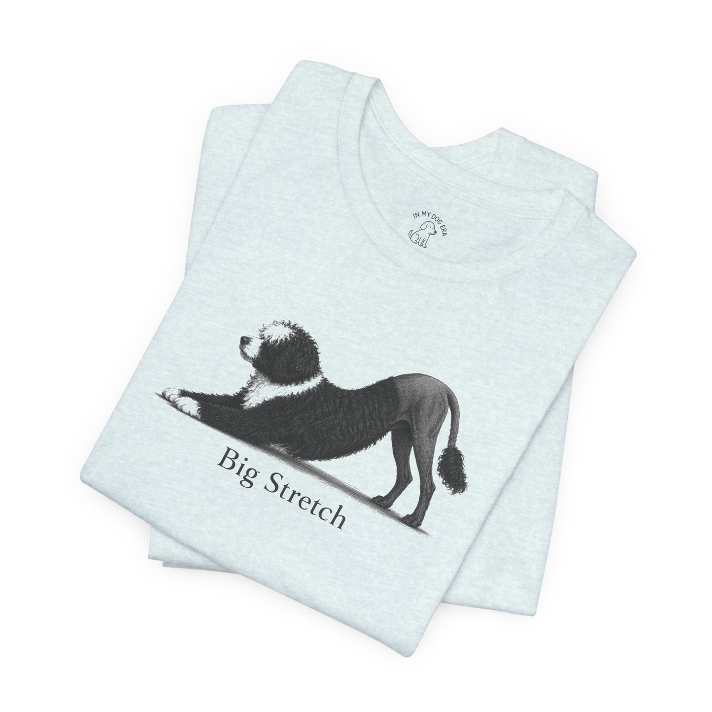 Big Stretch Portuguese Water Dog T-Shirt (Lion Cut)