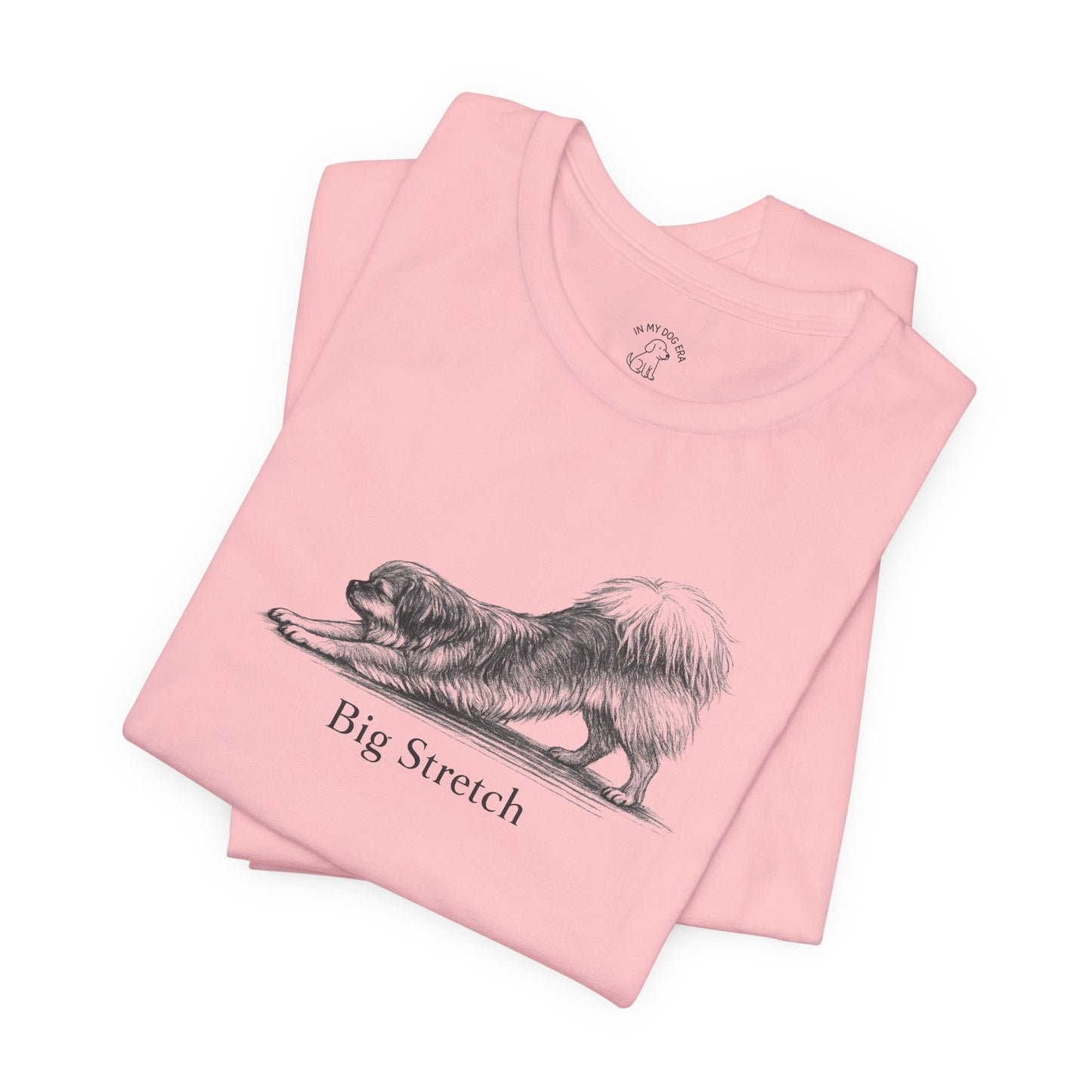Big Stretch Tibetan Spaniel T-Shirt