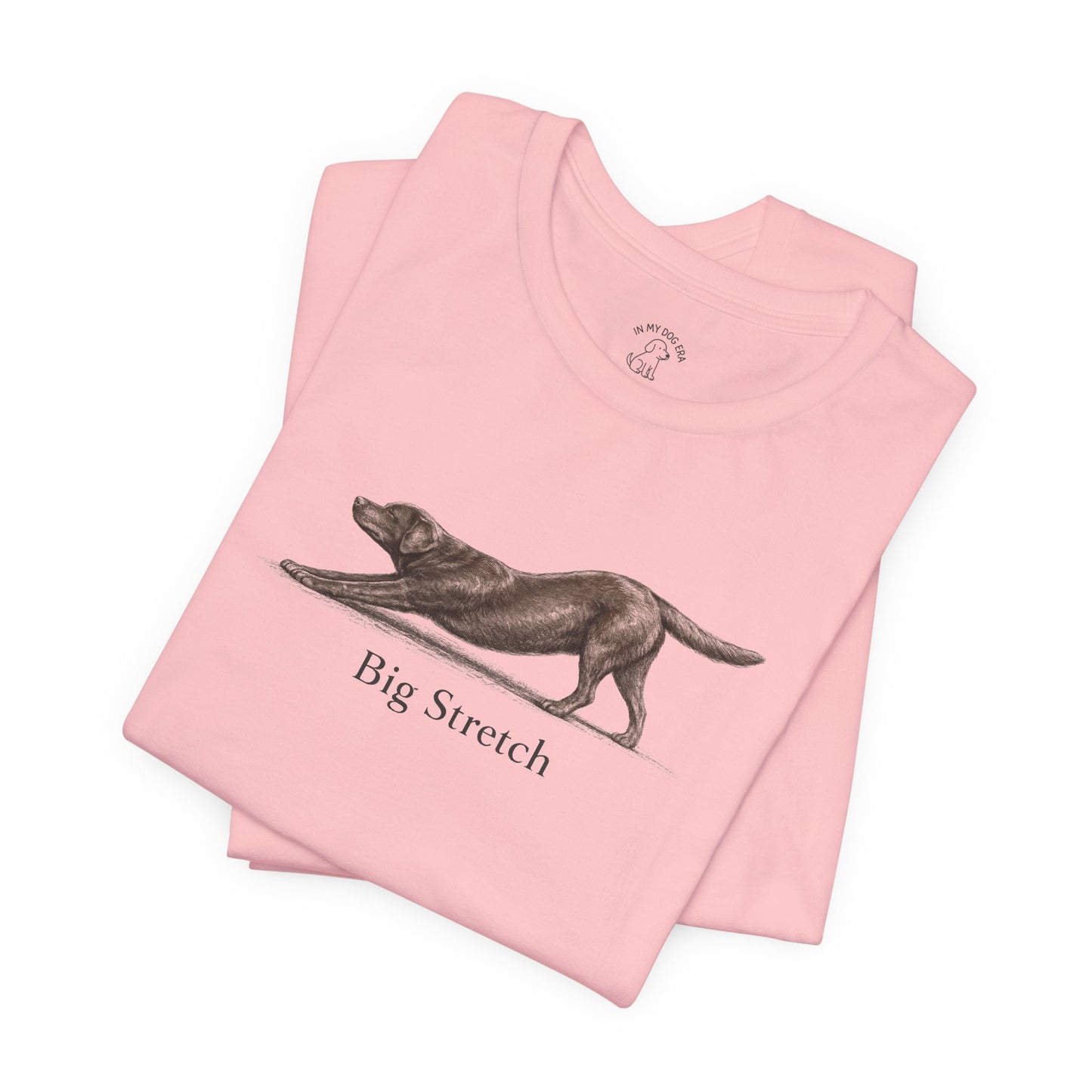Big Stretch Chocolate Labrador Retriever T-Shirt