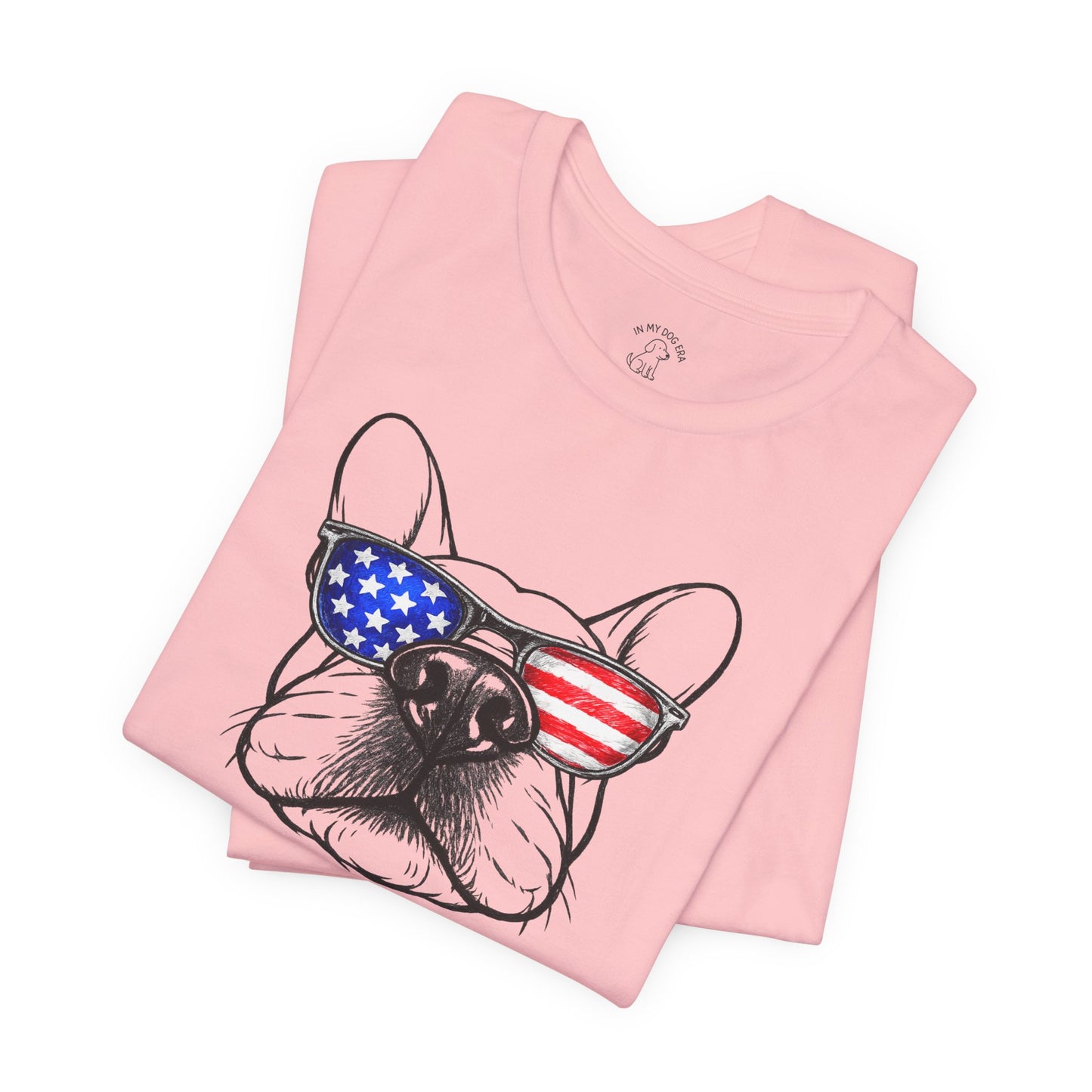 Red, White & BOOP French Bulldog T-Shirt