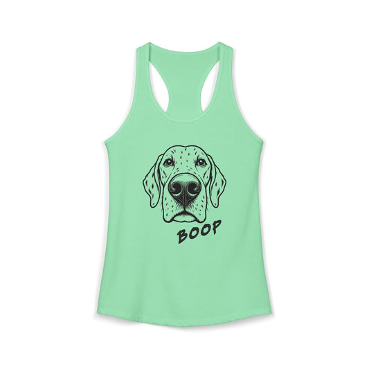 BOOP Classic - English Pointer - Women's Racerback Tanktop