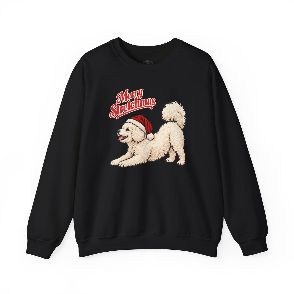 Bichon Christmas Sweatshirt | Merry Stretchmas