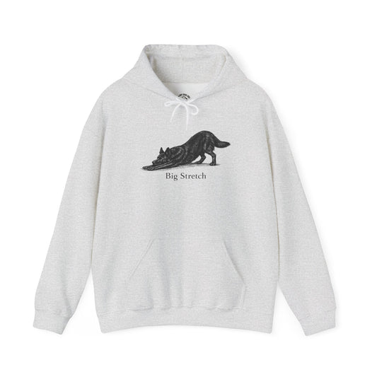 Big Stretch Black German Shepherd - Hoodie