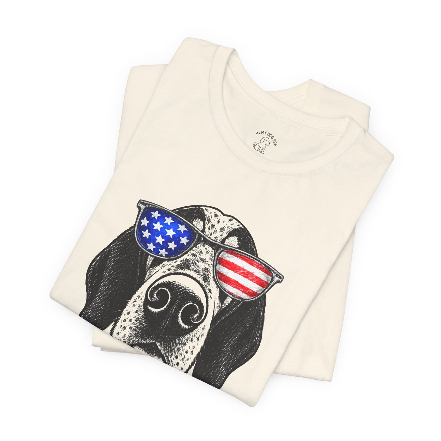 Red, White & BOOP Bluetick Coonhound T-Shirt