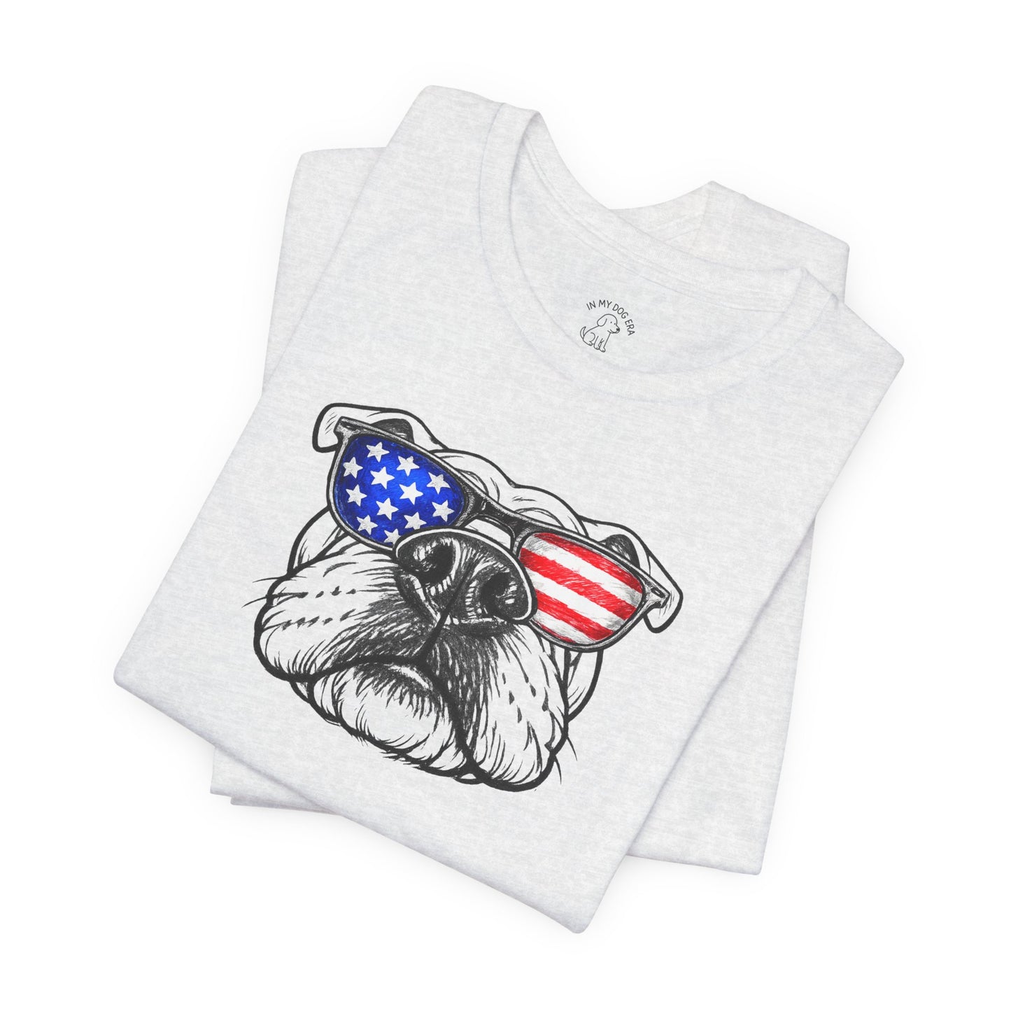 Red, White & BOOP English Bulldog T-Shirt