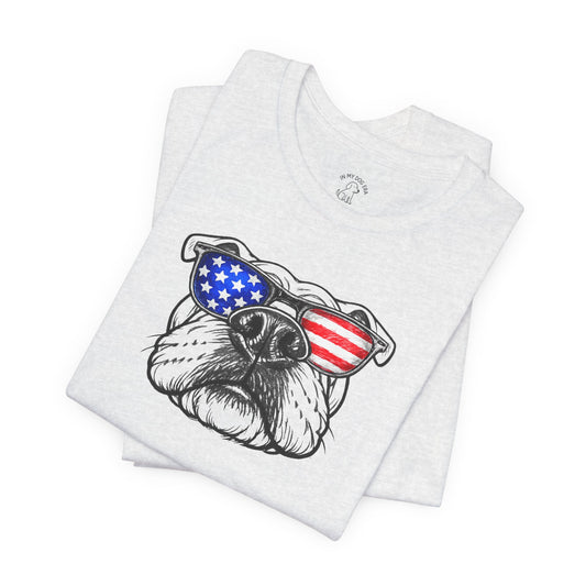Red, White & BOOP English Bulldog T-Shirt