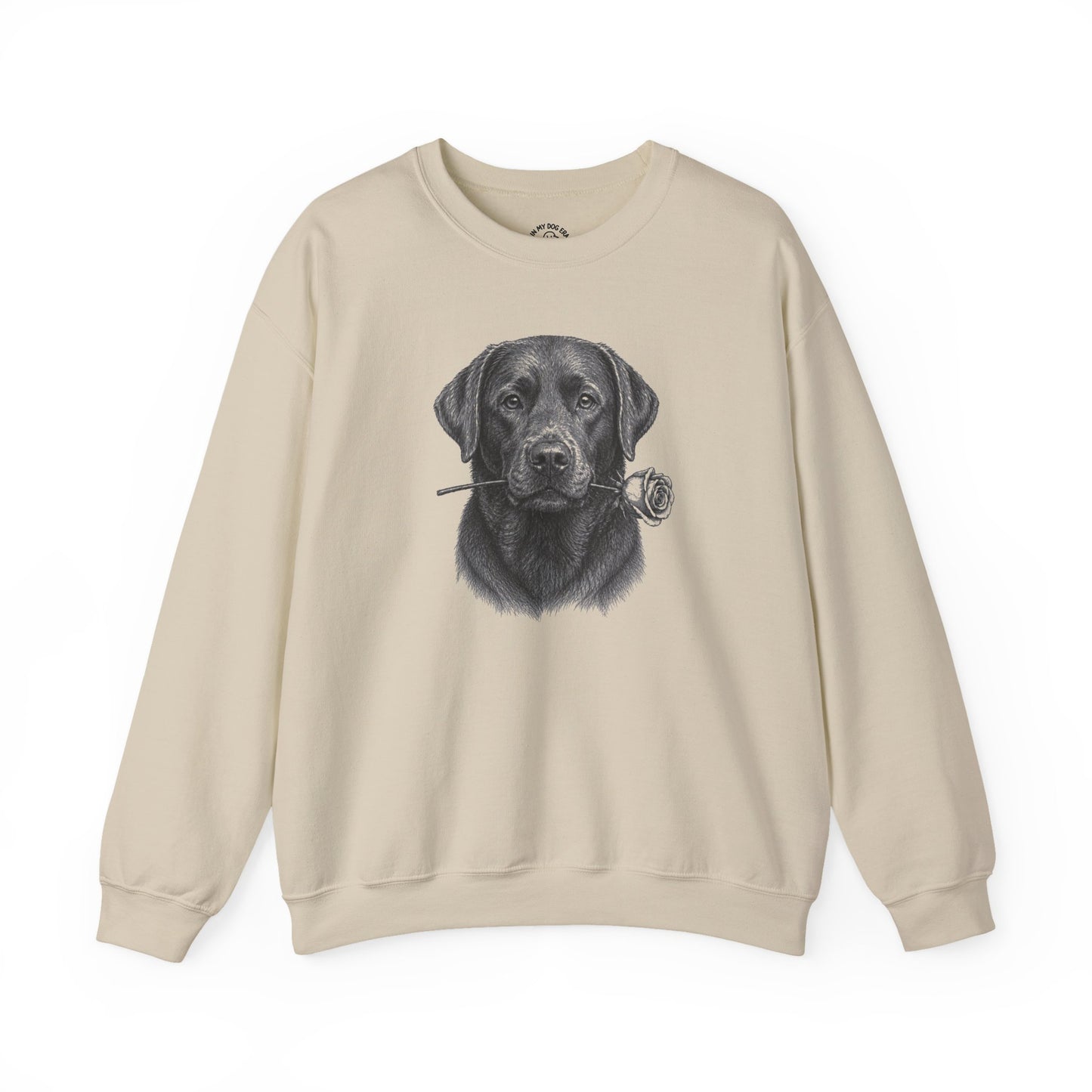 Chocolate Labrador Retriever Rose Collection Sweatshirt