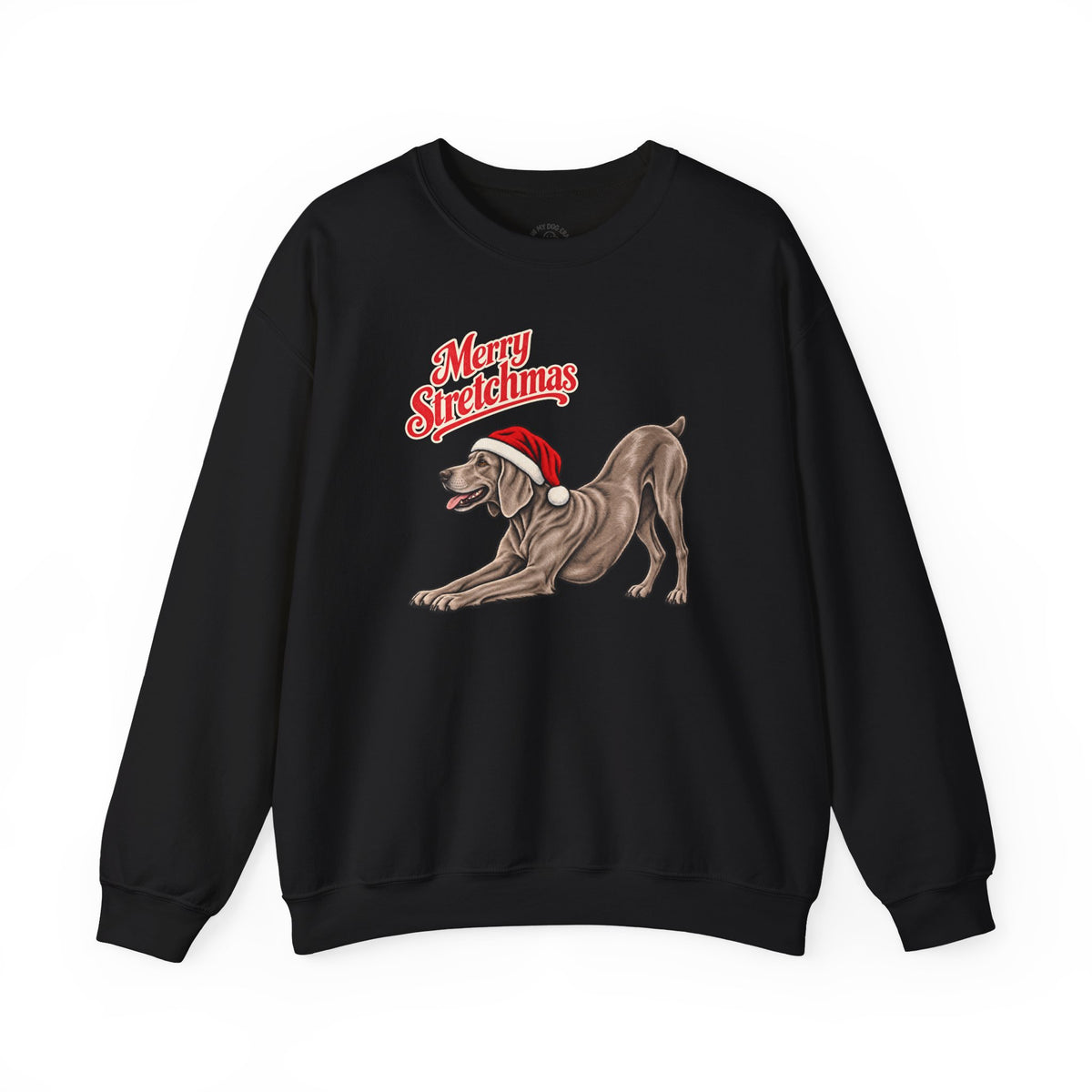 Weimaraner Christmas Sweatshirt | Merry Stretchmas