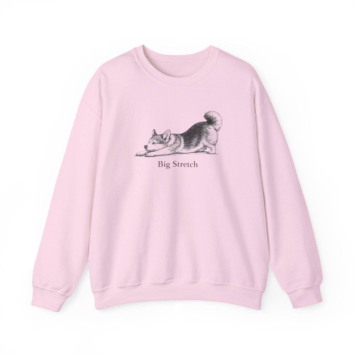 Big Stretch Corgi (Fluffy Tail) Sweatshirt