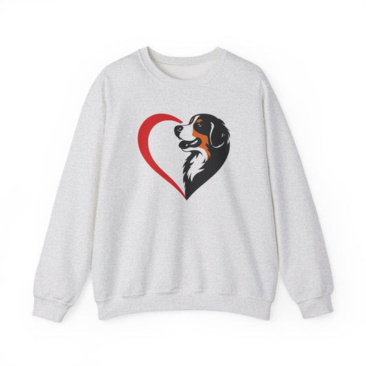 Bernese Mountain Dog Heart Sweatshirt
