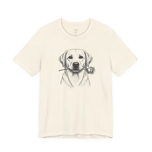 Yellow Labrador Retriever Rose Collection T-Shirt