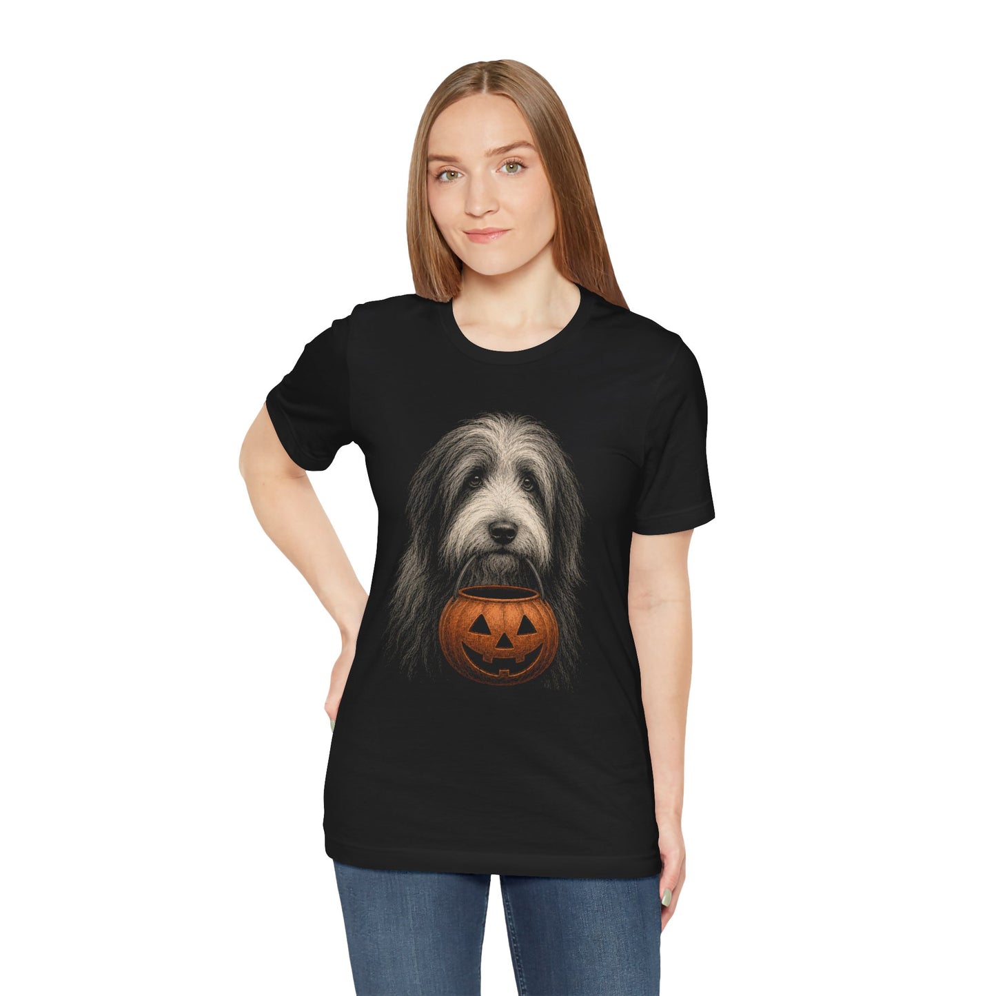 Bearded Collie Halloween T-Shirt – Boop or Treat