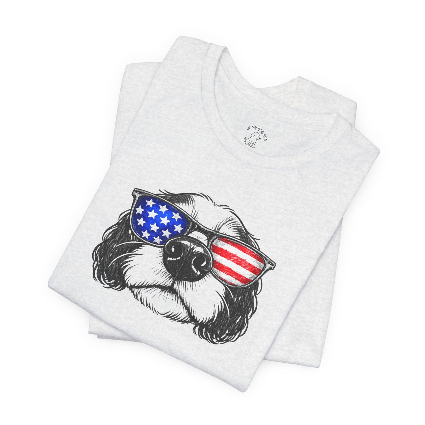 Red, White & BOOP Cavalier King Charles Spaniel T-Shirt