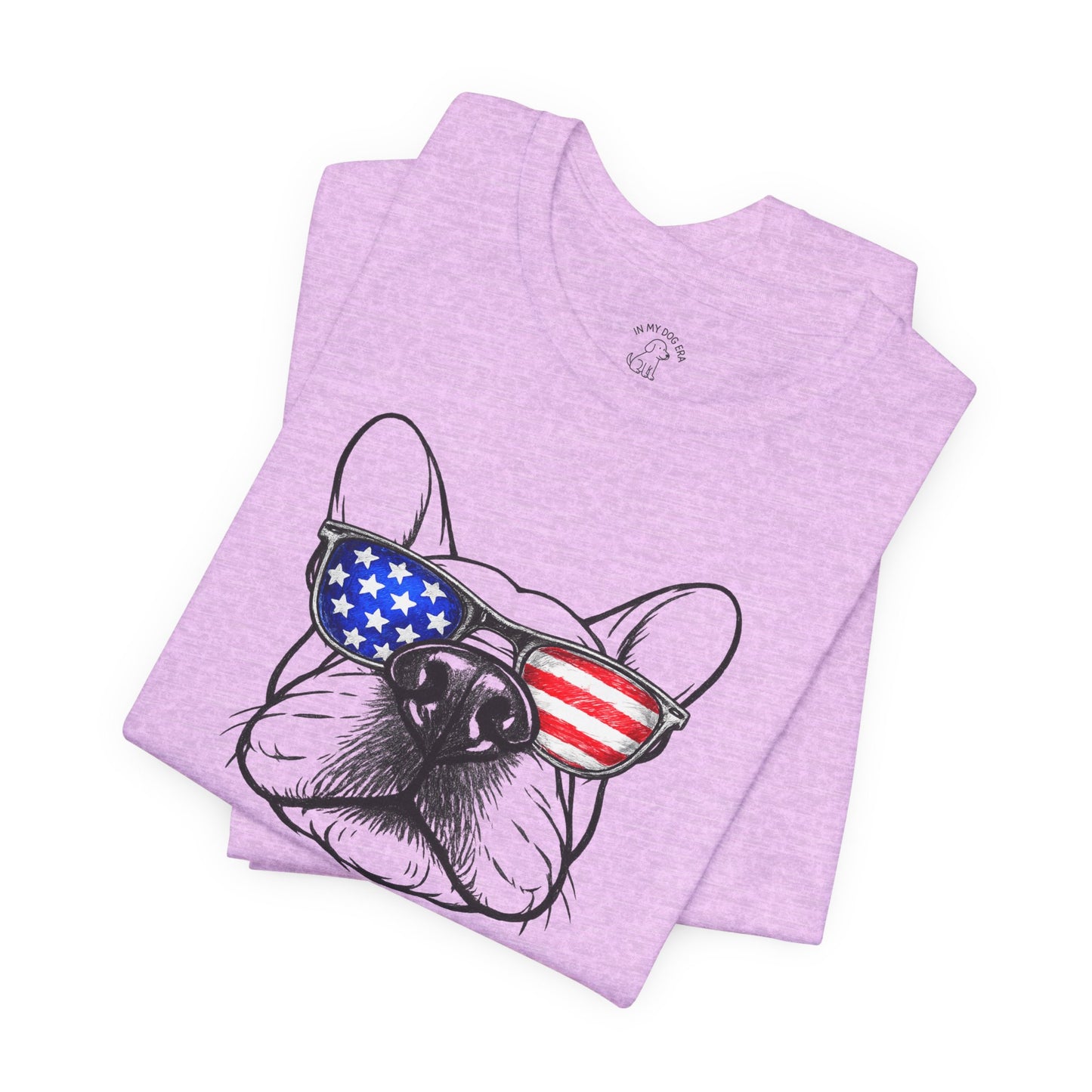 Red, White & BOOP French Bulldog T-Shirt