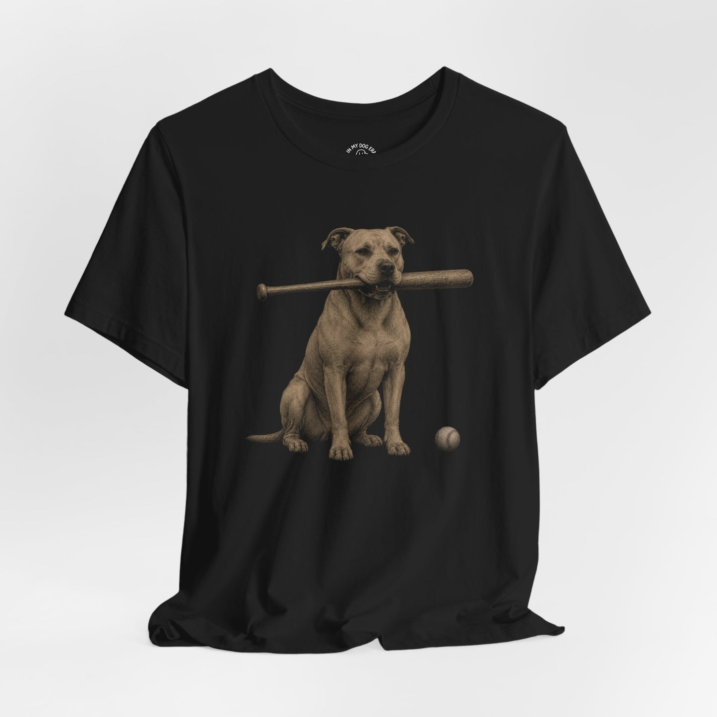 Bat Dog Pit Bull (Tan) T-Shirt