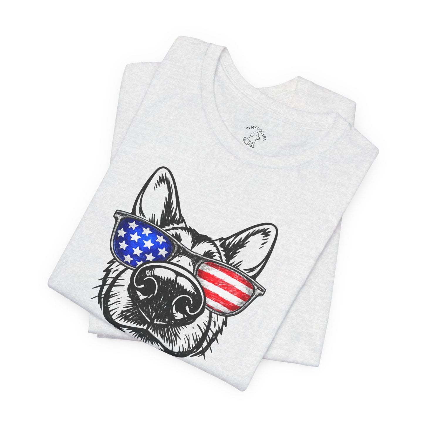 Red, White & BOOP German Shepherd T-Shirt