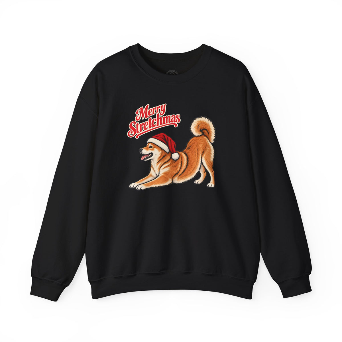 Shiba Inu Christmas Sweatshirt | Merry Stretchmas