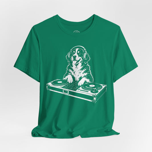 Bernese Mountain Dog DJ T-Shirt