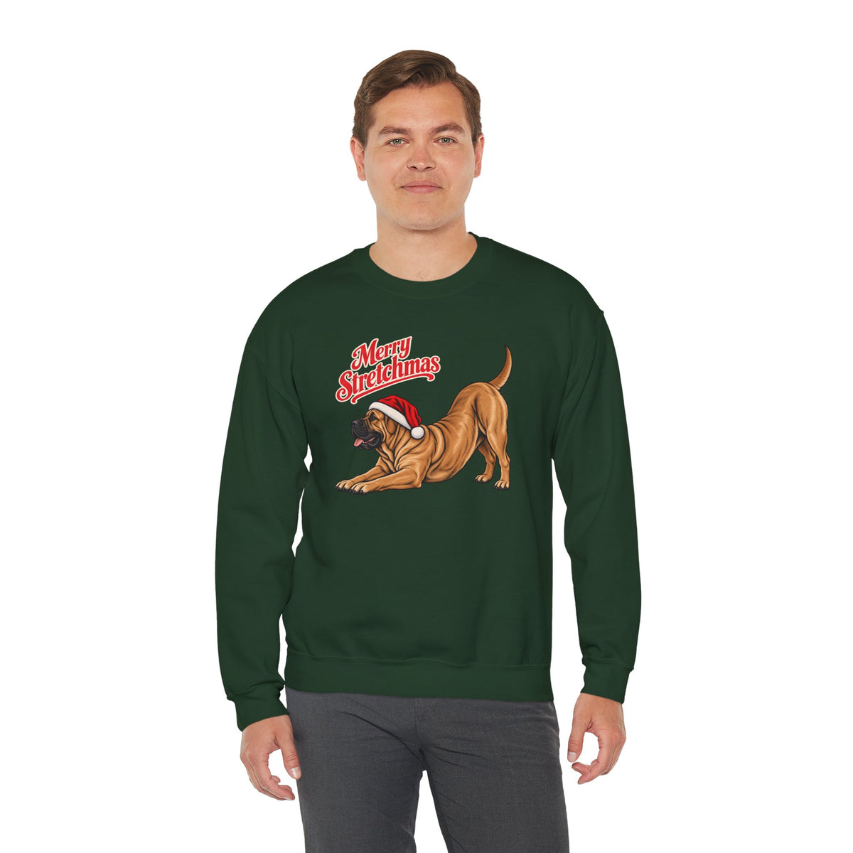 Boerboel Christmas Sweatshirt | Merry Stretchmas