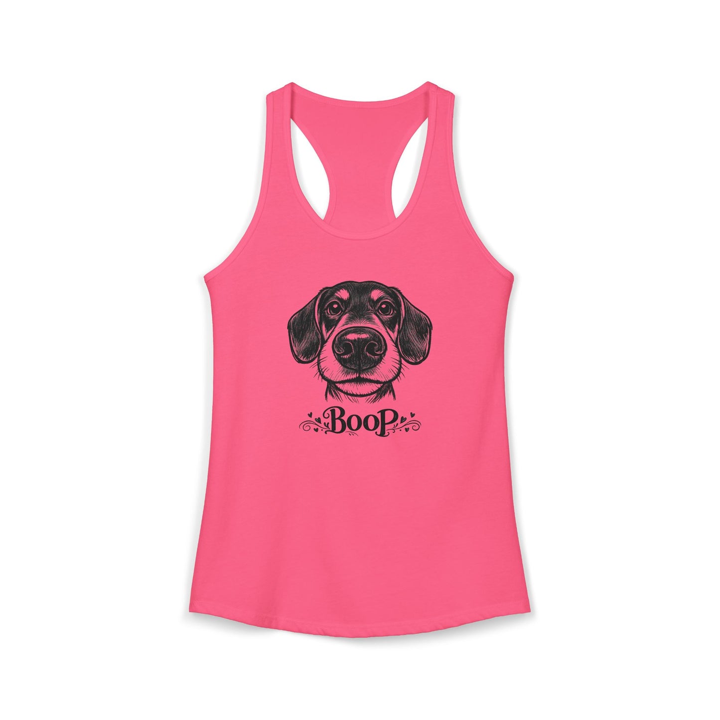 BOOP Dachshund - Women's Racerback Tanktop