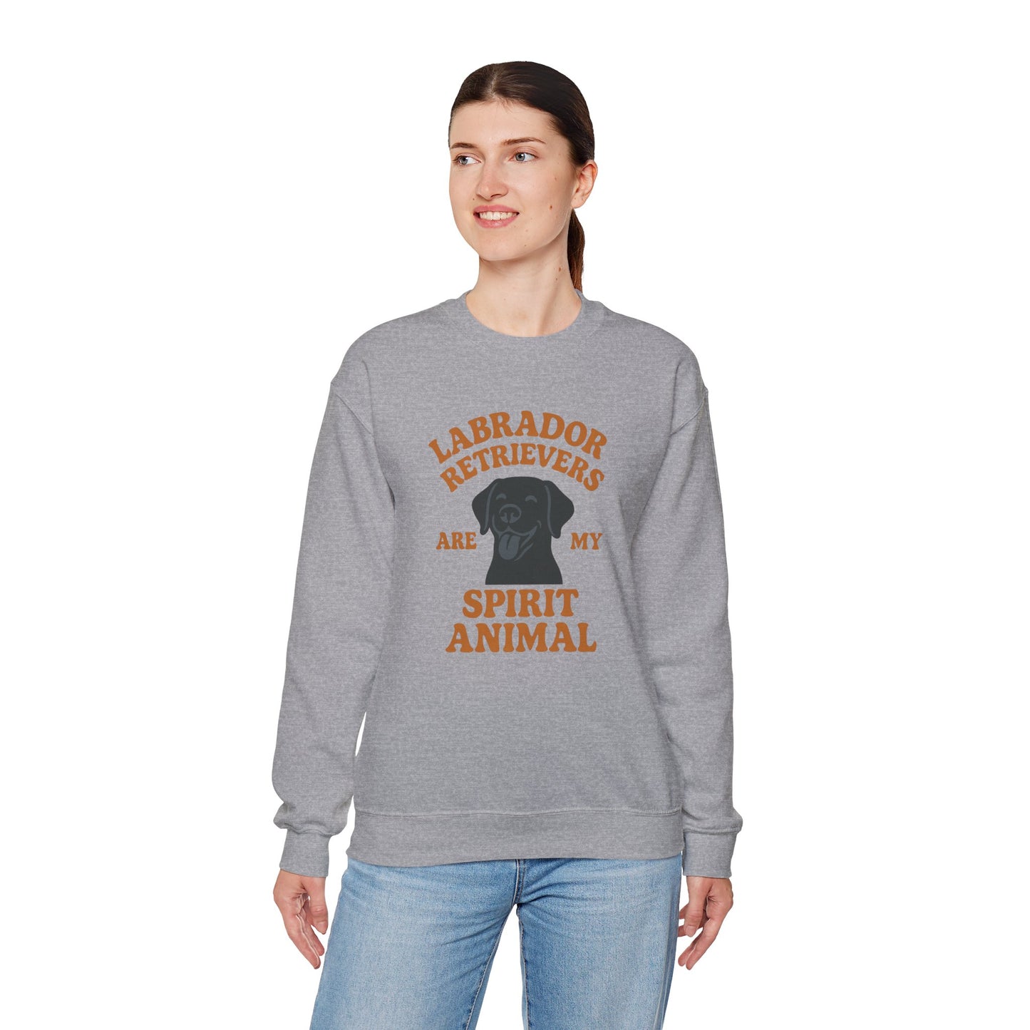 Black Lab Labrador Retrievers Are My Spirit Animal Sweatshirt