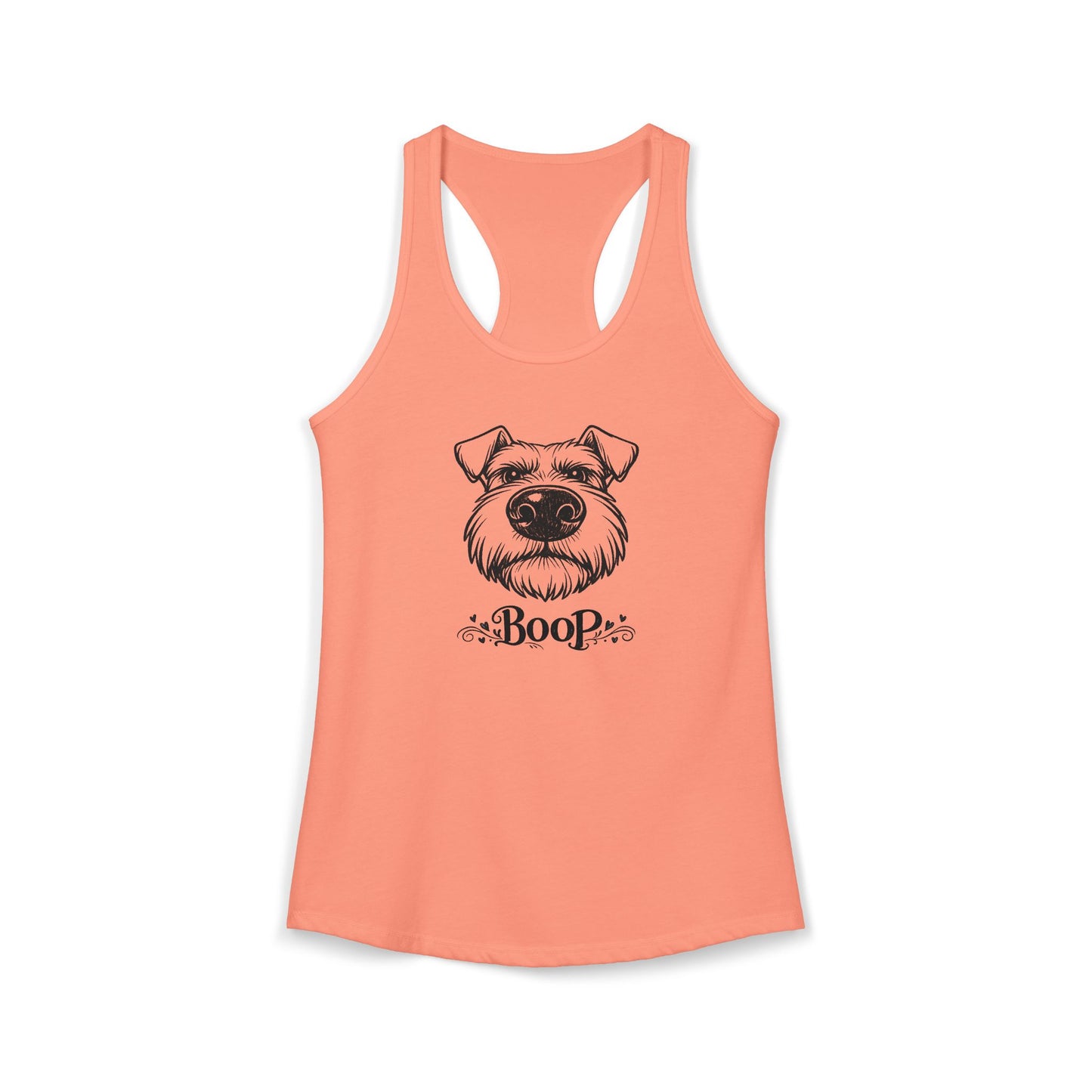 BOOP Schnauzer - Women's Racerback Tanktop