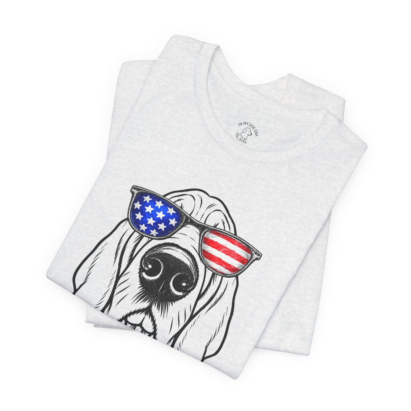Red, White & BOOP Bloodhound T-Shirt