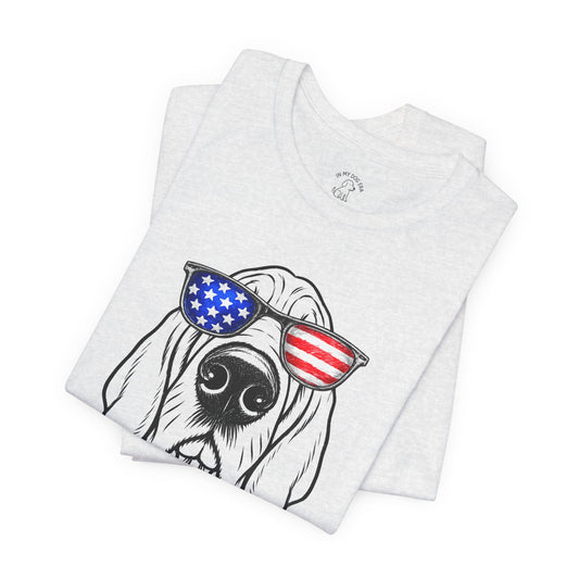 Red, White & BOOP Bloodhound T-Shirt