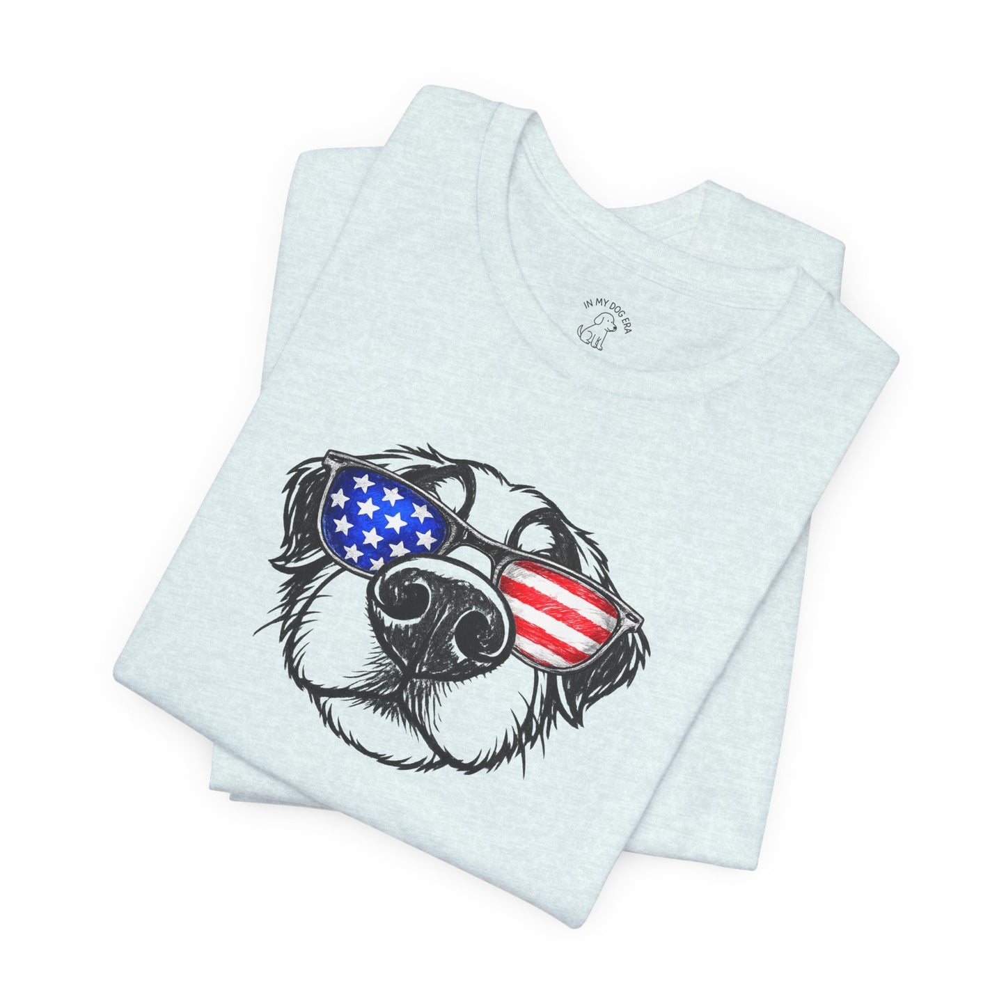 Red, White & BOOP Bernese Mountain Dog T-Shirt