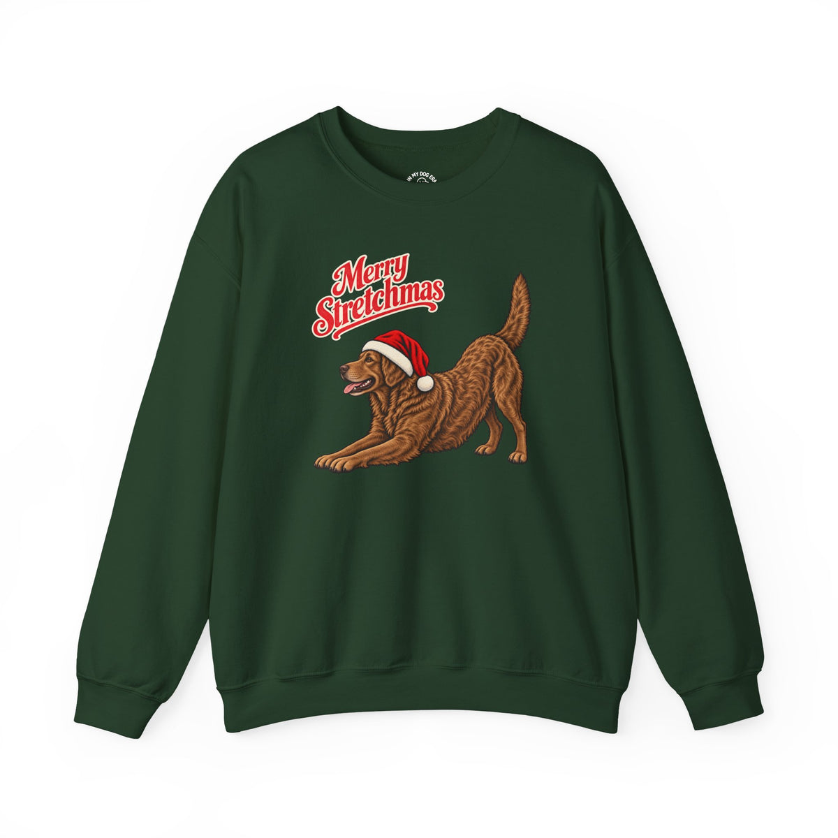Chesapeake Bay Retriever Christmas Sweatshirt | Merry Stretchmas