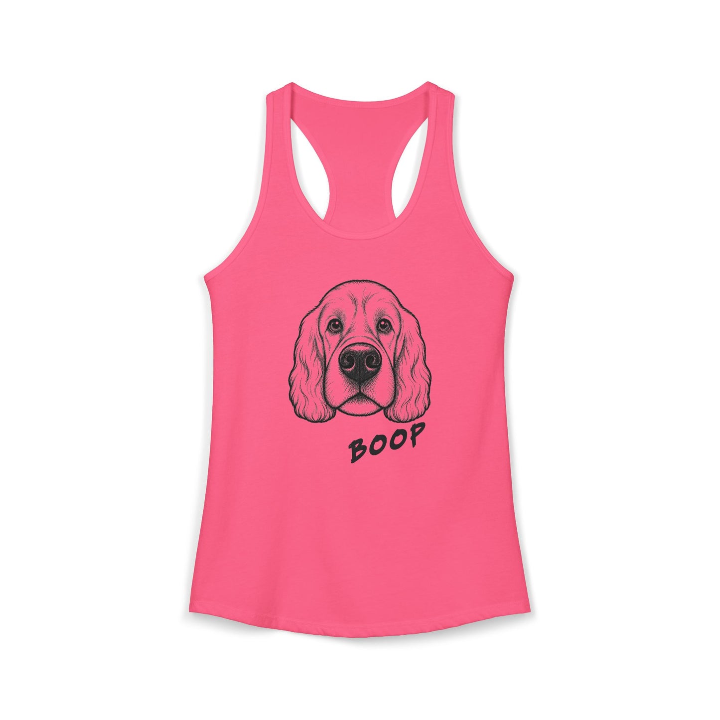 BOOP Classic - American Cocker Spaniel - Women's Racerback Tanktop
