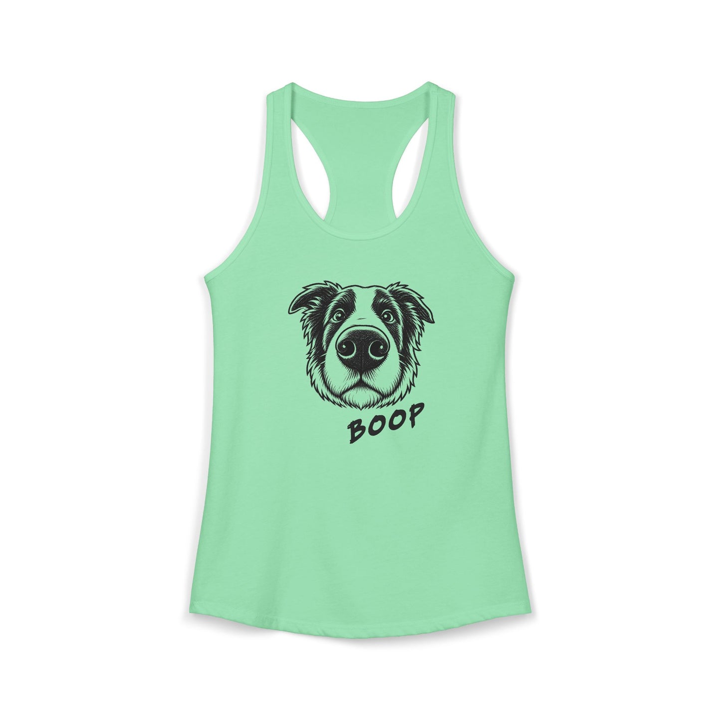 BOOP Classic - Border Collie - Women's Racerback Tanktop