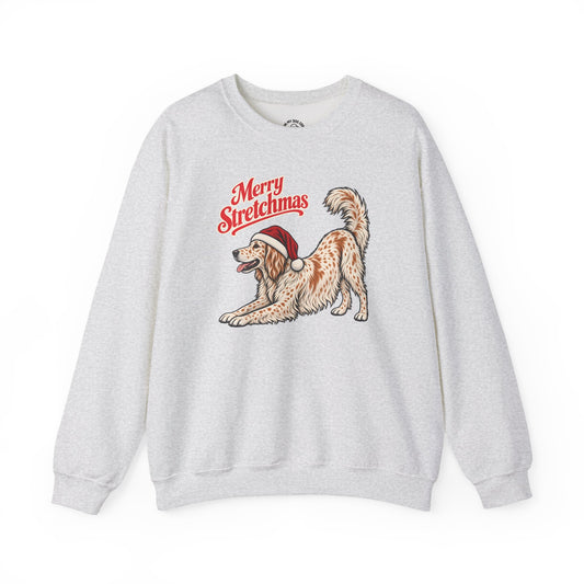 English Setter Christmas Sweatshirt | Merry Stretchmas