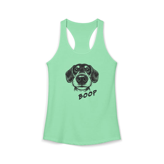 BOOP Classic - Dachshund - Women's Racerback Tanktop